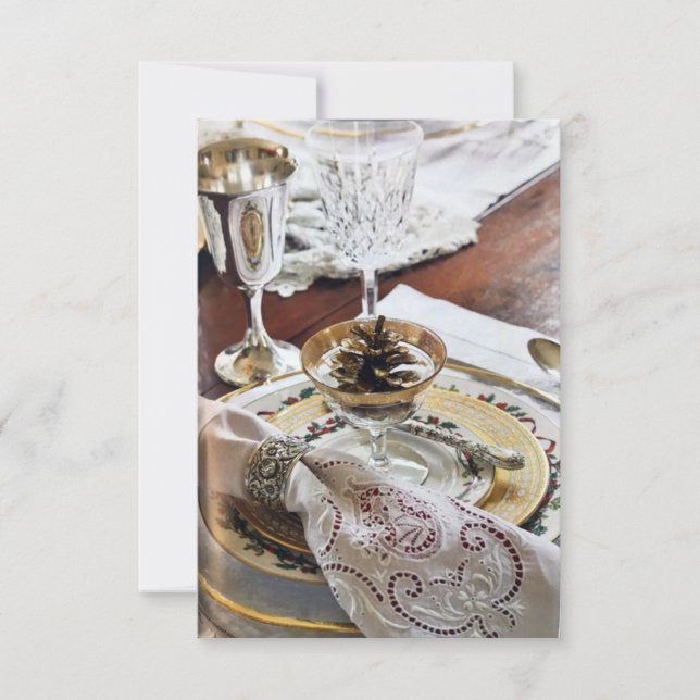 CONVITE **FESTA OU JANTAR DE DIA DE AÇÃO DE GRAÇAS** CONVI (Frente)