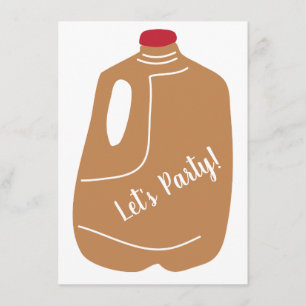 Convite Festa Padrão do Apple Cider Jug Fall