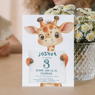 Convite Festa para Bebê e Aniversário de criança de Sinais