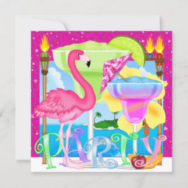 Convite Festa PARADISE PARTY / Luau - SRF