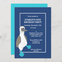 Festa Personalizada de Pássaros Azuis-De-Pé-Azul