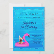 Festa Personalizada na Piscina para Cachorros