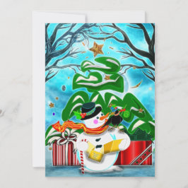 Convite FESTA PERSONALIZADA Snowman