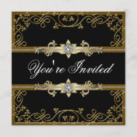 Festa Preta Preta e Dourada