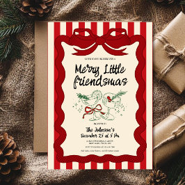 Convite Festa Retro Friendsmas