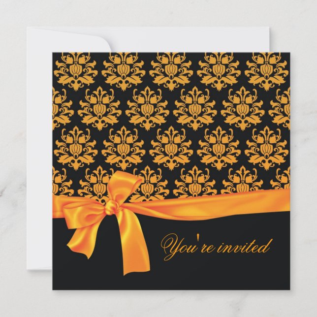 Convite Festa Rico de Halloween para Crianças (Frente)