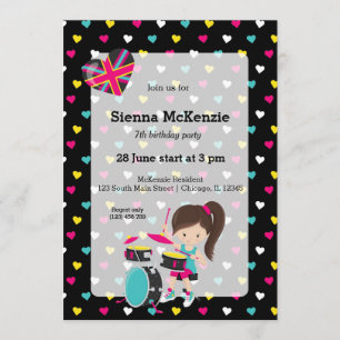 Convite Festa Rockstar