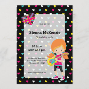 Convite Festa Rockstar