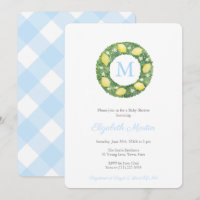 Festa Simples de Chá de fraldas de Limões