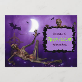 Convite Festa Spooktacular de Halloween