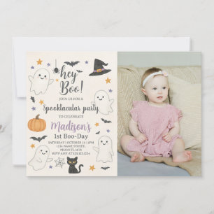 Convite Festa Spooktacular do Halloween Boo Bash