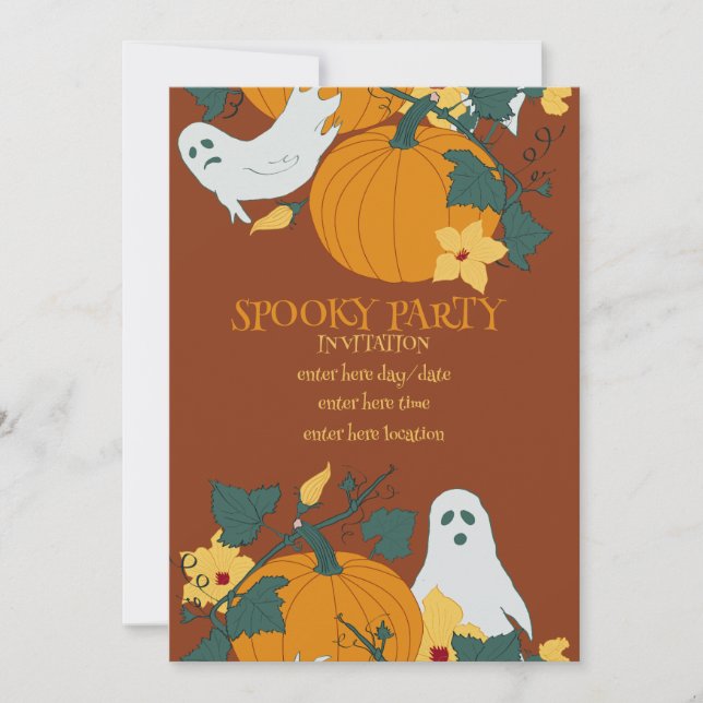 Convite Festa Spooky (Frente)