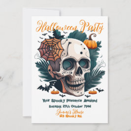 Convite Festa Spooky Halloween