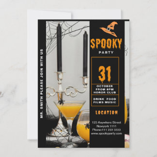 Convite Festa Spooky Halloween