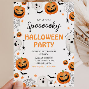 Convite Festa Spooky Halloween