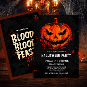 Convite Festa Spooky Halloween