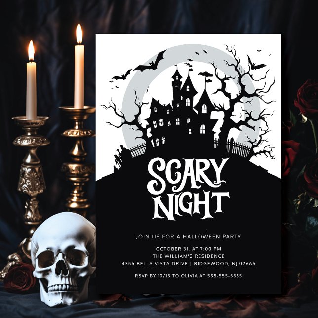 Convite Festa Spooky Halloween (Criador carregado)