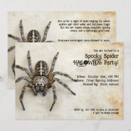 Convite Festa Spooky Spider HALLOWEEN!