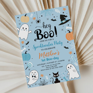 Convite Festa Spootacular de Aniversário do Dia das Bruxas