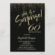 Festa Surpresa Dourada de Aniversário de 60 anos