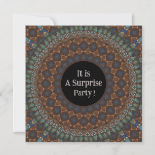 Convite Festa Surpresa Mandala 