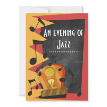 Festa Tema do Chalkboard Jazz Blues