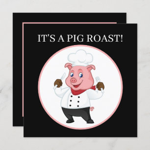 Convite Festa torrada de porco
