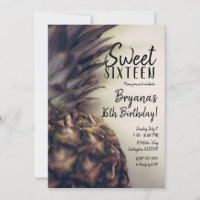 Festa Tropical de Aniversário de 16 Anos Elegante 