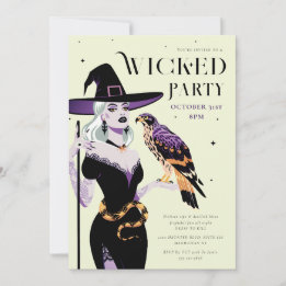 Convite Festa Wicked Witch Halloween