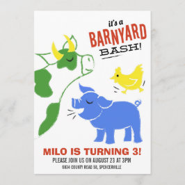 Convite Festança do Barnyard