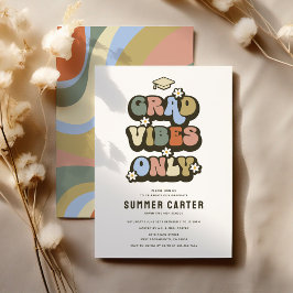 Convite Festas de Formatura com Vibrações Retrô