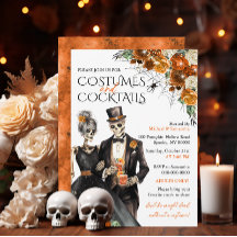Festas de Halloween Adultas com Fantasias e Coquet