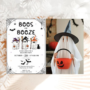 Convite Festas de Halloween de Boos e Bozze