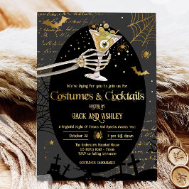 Convite Festas de Halloween para Adultos com Fantasias e C