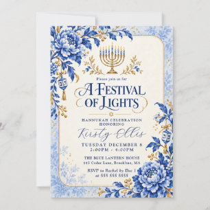 Convite Festival das Luzes Hanukkah