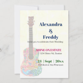 Convite Festival de Casamento Campos Música Moderna Casame