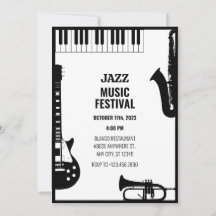 Festival de instrumentos musicais Jazz