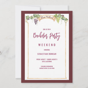 Convite Festival de Vinho