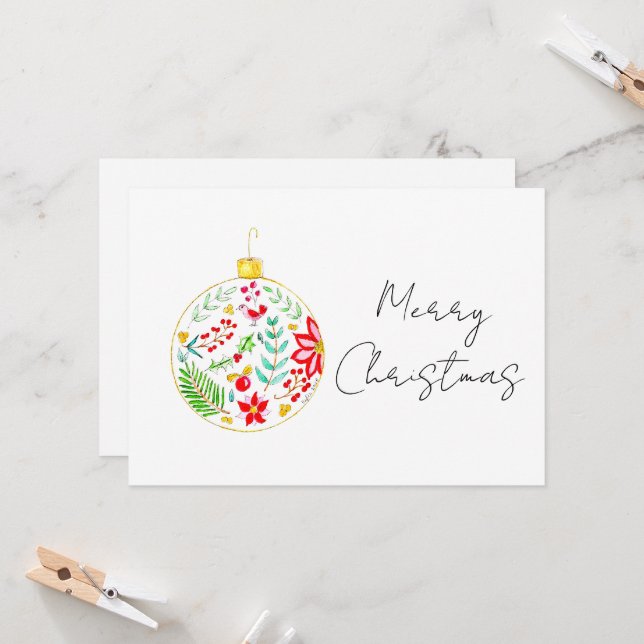 Convite Festive Christmas Ball  (Frente/Verso In Situ)