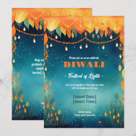 Convite Festivo Diwali Reverie