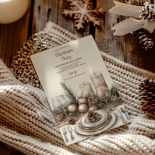 Convite Festivo Festivo Natal (Criador carregado)