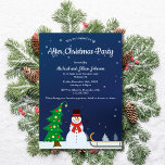 Convite Festivo Winter Snowman Depois da Festa de Natal<br><div class="desc">Homem de Neve Festivo de inverno Após o Convite de festas de Natal - Junte-se com a família e amigos depois do Natal com este convite de festas de Natal poste e giro. Disponível no impressão e no download digital instantâneo, você pode enviá-lo facilmente via texto, email ou mídia social....</div>