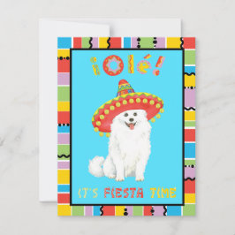 Convite Fiesta American Eskimo Dog