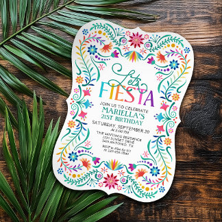 Convite Fiesta Birthday
