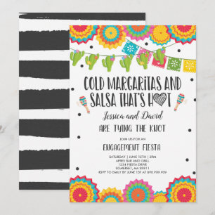 Convite Fiesta Casais Festa de noivado Bridal Fiesta
