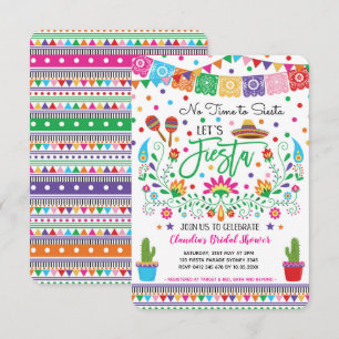 Convite Fiesta Chá de panela / Sem tempo para Siesta Mexic