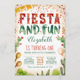 Convite Fiesta e Divertimento | Festa de aniversário de Ve
