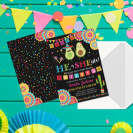 Convite Fiesta Ele ou she-esta convidam mexicano