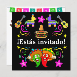 Convite Fiesta - Estas são invitadas!