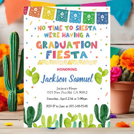 Convite Fiesta Graduation Party Invitation Mexican Invite